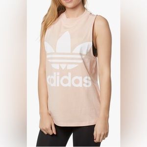ADIDAS Originals Blush Pink/White Trefoil Tank
Top - Women's Medium - Like New